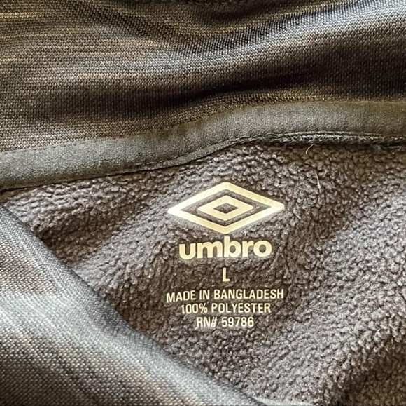 Umbro womens fleece lined turtleneck sweatshirt size large - Picture 3 of 5